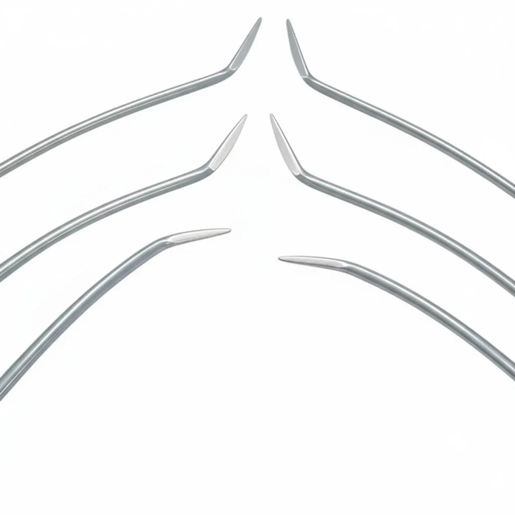 Sharp tips on the Munich Edition rods for precision dent repair