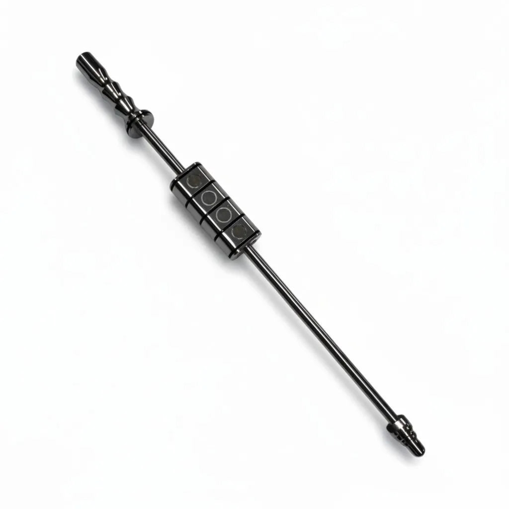 PDR INOX magnetic slide hammer pulling a deep auto body crease