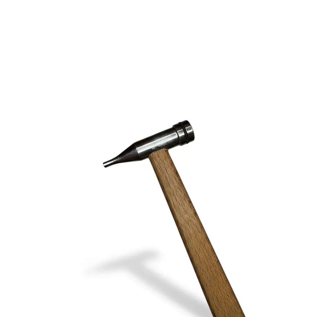 Stainless blending hammer with curved dotted face by PDR INOX