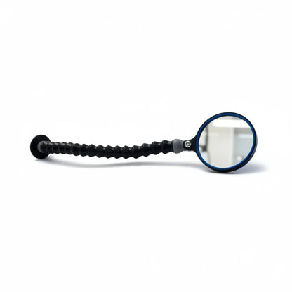 Close-up of the magnifying lens over a micro vehicle dent