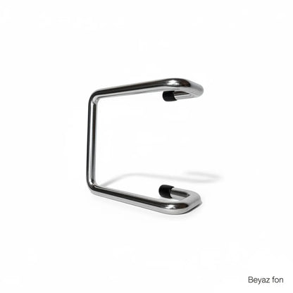 PDR INOX rod hanger securely mounted on a vehicle window edge