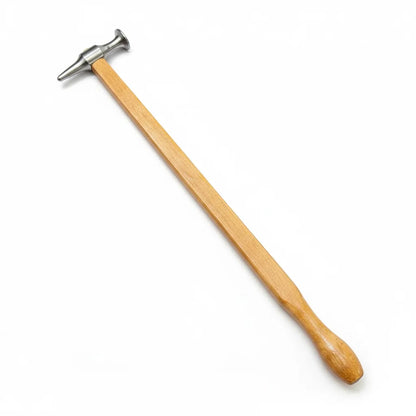 Professional stainless steel PDR hammer with wooden handle