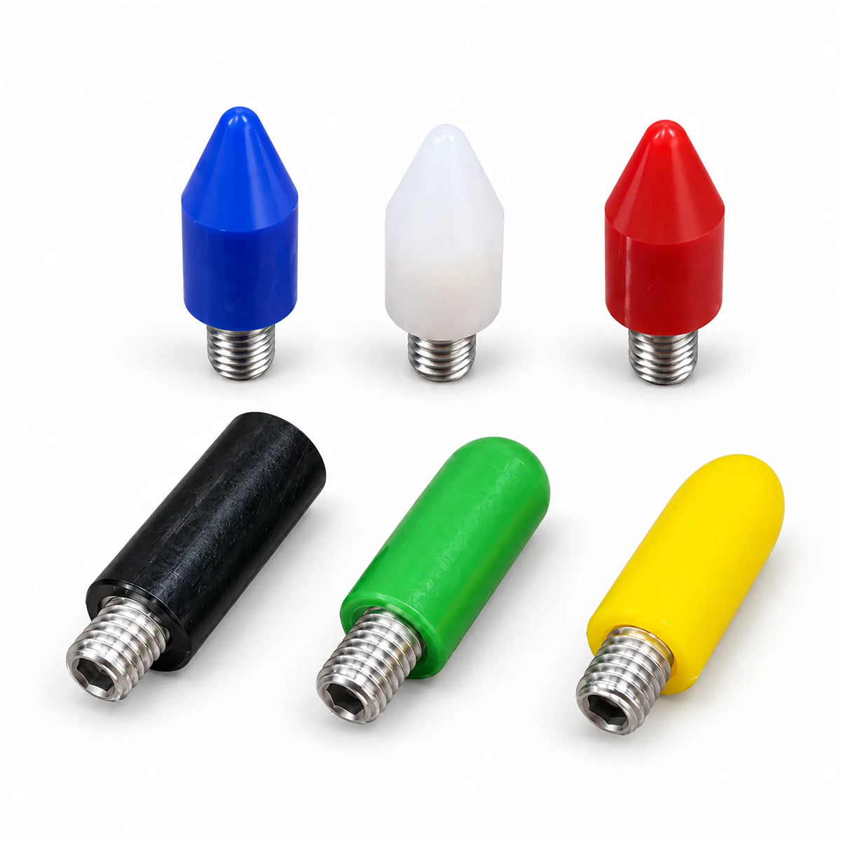 PDR INOX 6-Piece Multi-Shape Plastic PDR Tips Set (M8 Thread)