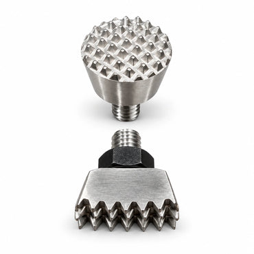 Набор из 2 рифлёных головок молотка PDR из нержавеющей стали от PDR INOX