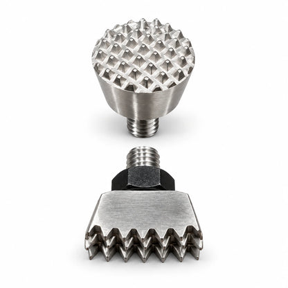 PDR INOX 2-Piece Serrated Stainless Steel PDR Hammer Head Set