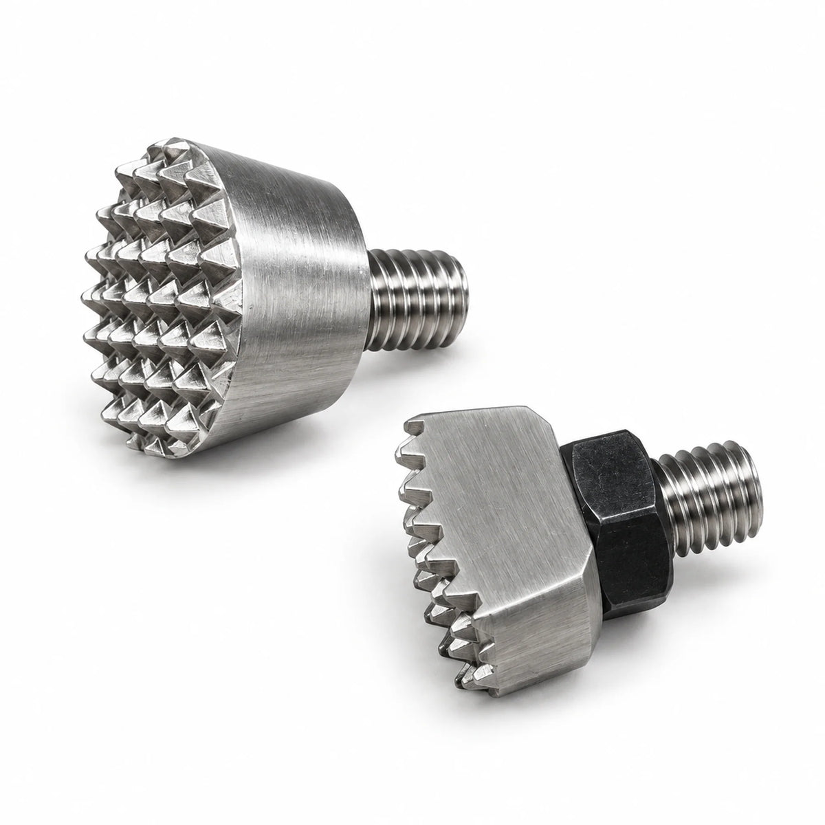 PDR INOX 2-Piece Serrated Stainless Steel PDR Hammer Head Set