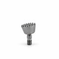 PDR INOX drehbare, gezahnte PDR-Spitze aus Edelstahl (M8-Gewinde)