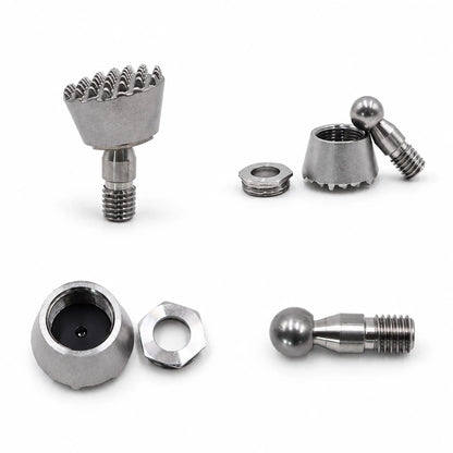 PDR INOX Rotatable Serrated Stainless Steel PDR Tip (M8 Thread)