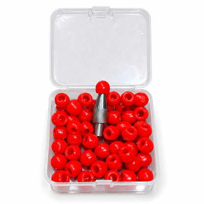 PDR INOX 50-Piece Soft Rubber Replacement Caps for PDR Tips