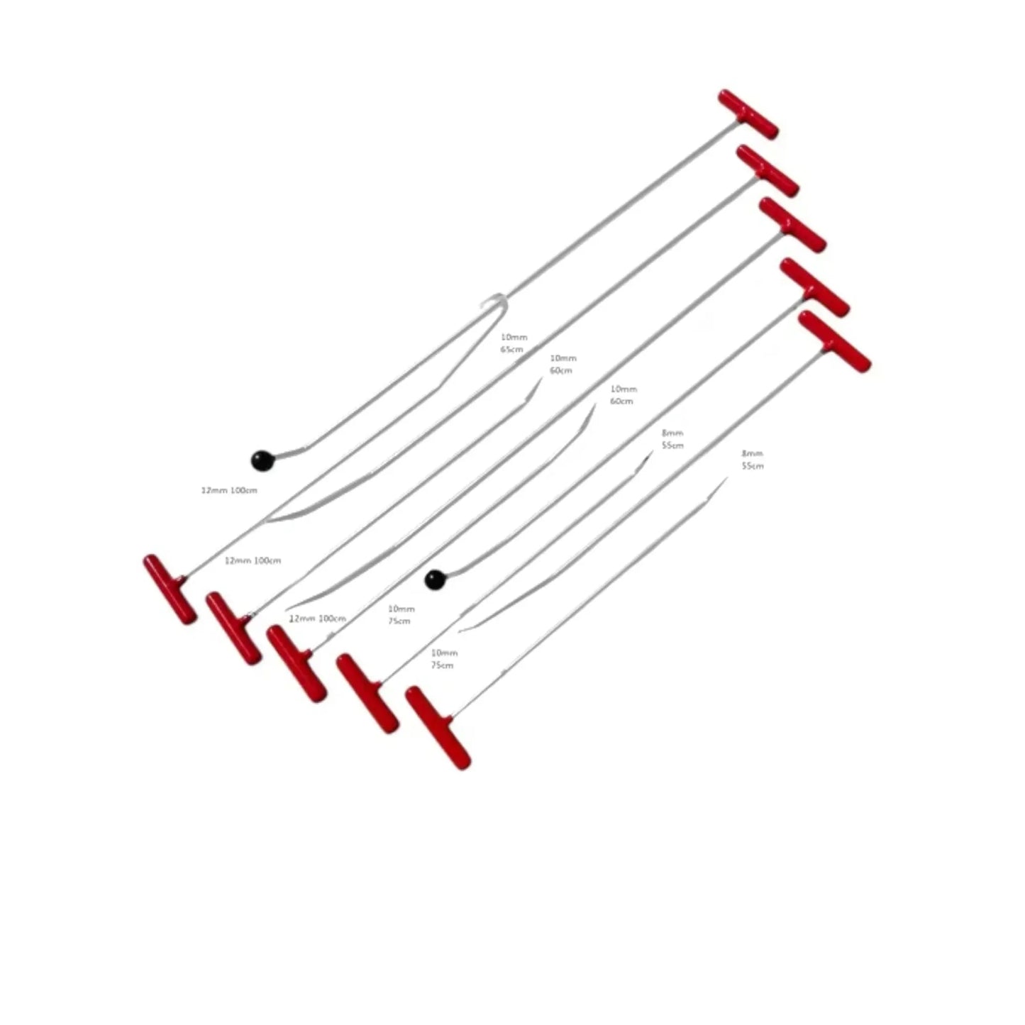 Close-up of the threaded mounts for interchangeable PDR tips