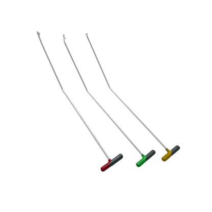 Close-up of the specialized hook curves for fender edge repair