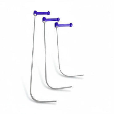 Erfurt Edition Jeu de 3 tiges de déviation par poinçonnement à manivelle à cliquet (Noyau progressif)