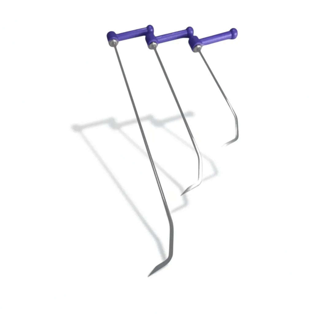 Ghent Edition 3-piece ratchet handle PDR rod set by PDR INOX