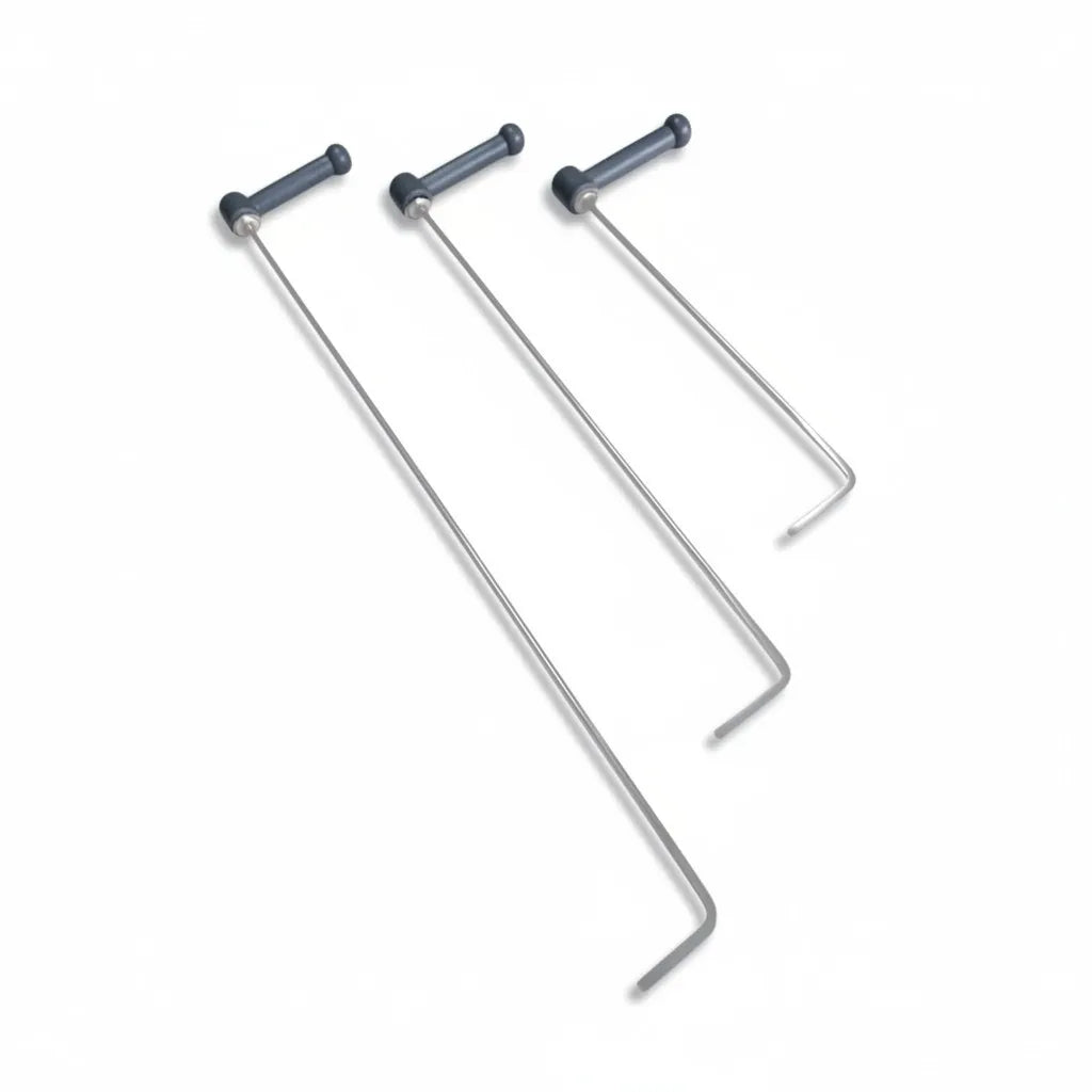Kaunas Edition 3-piece mid-length ratchet handle set by PDR INOX