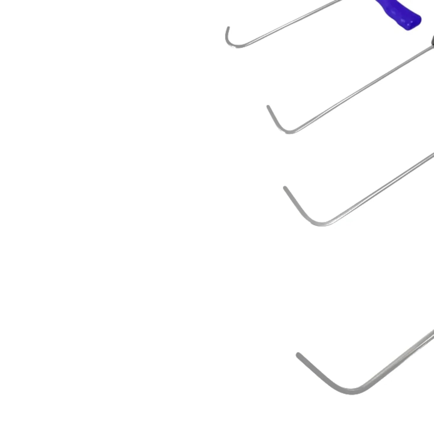 Close-up of the slim 6mm micro profile tips for tight gaps