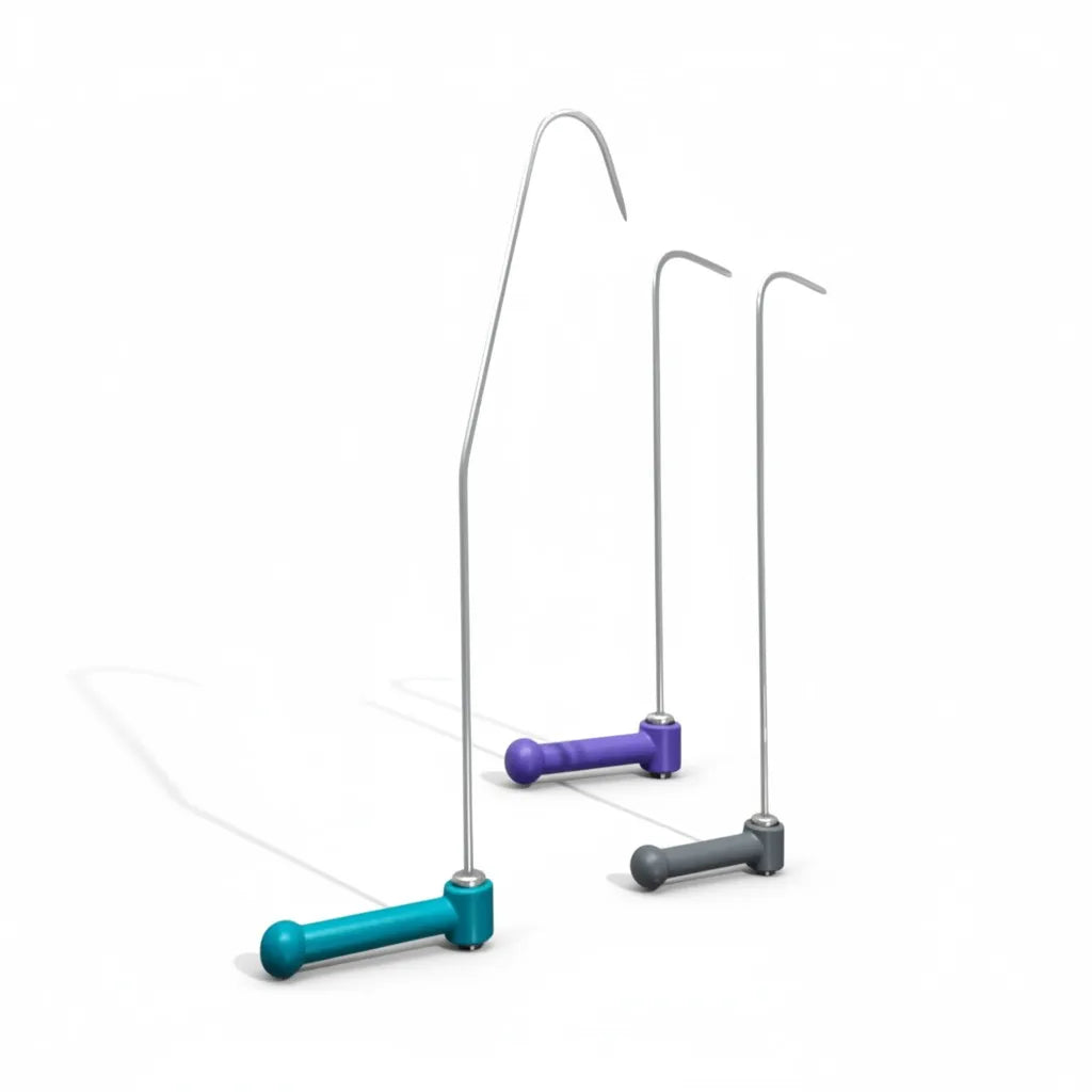 Lodz Edition 3-piece 8mm ratchet handle PDR rod set by PDR INOX
