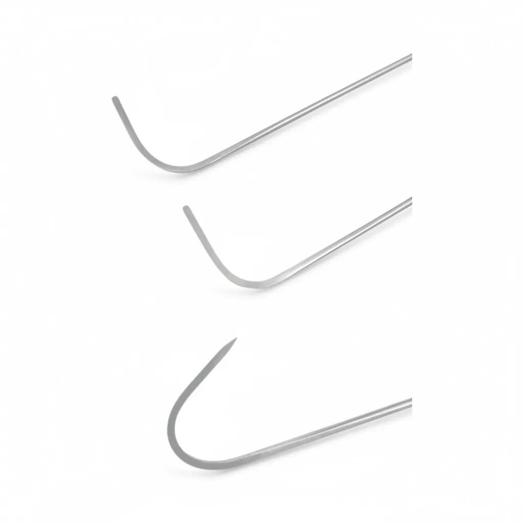 PDR INOX Lodz set showing progressive rod lengths and handle