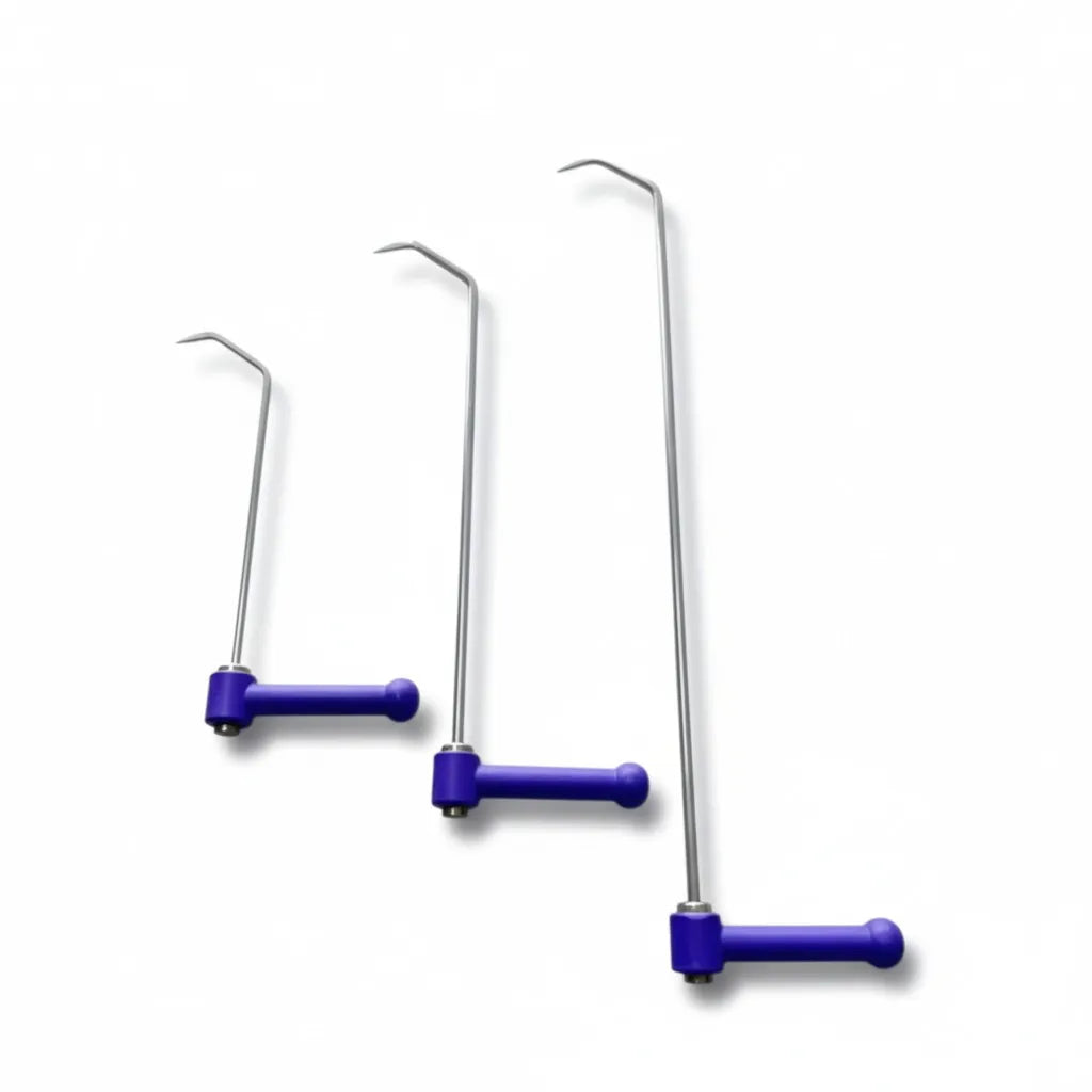 PDR INOX Maribor set showing progressive lengths for access