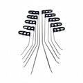 Kyoto Edition 10-teiliges doppelt gebogenes PDR-Ausbeulhebel-Set (runde Spitze)