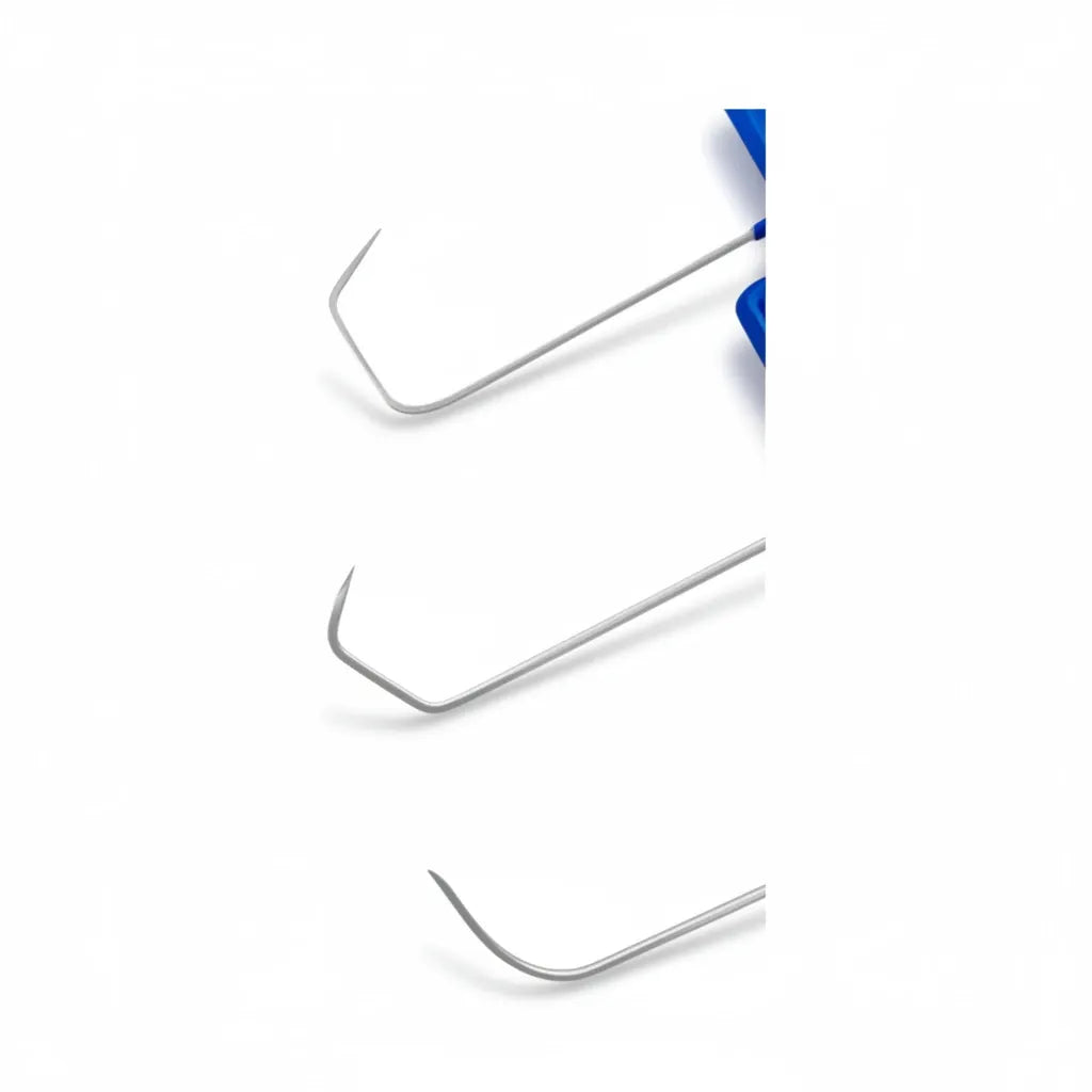 Close-up of the sharp tip on the Lyvora Edition mini rod