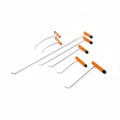 Close-up of the left and right sharp tips on Myrion Edition rods