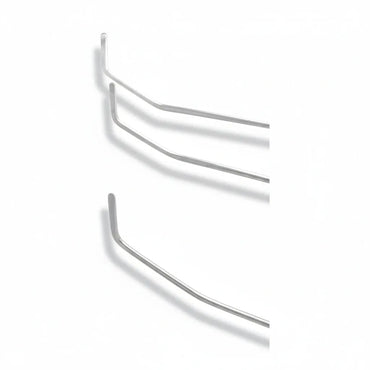 Close-up of the round tips on the Norvexa Edition mixed bend rods