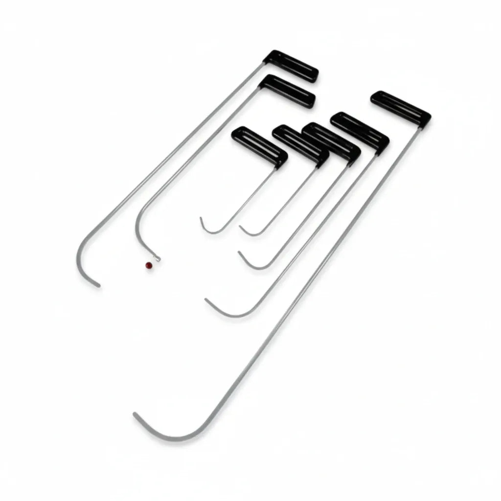 Full 7-piece layout of the PDR INOX Savona Edition set