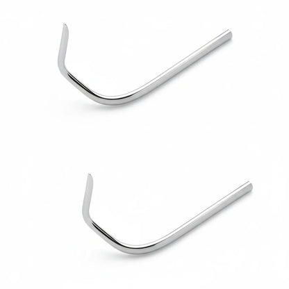 Close-up of the sharp tip on the Rynova Edition U-bend rod