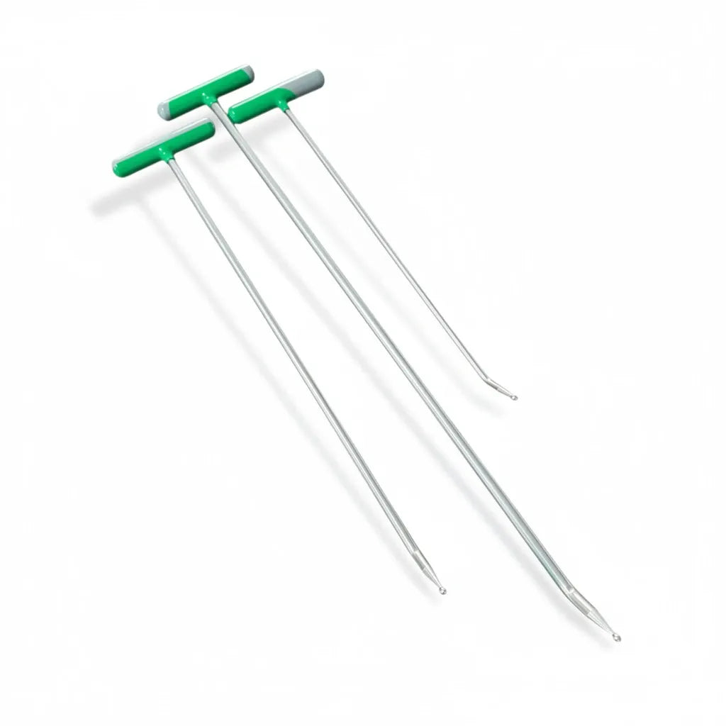 White spring steel construction of the Selvora Edition PDR rods