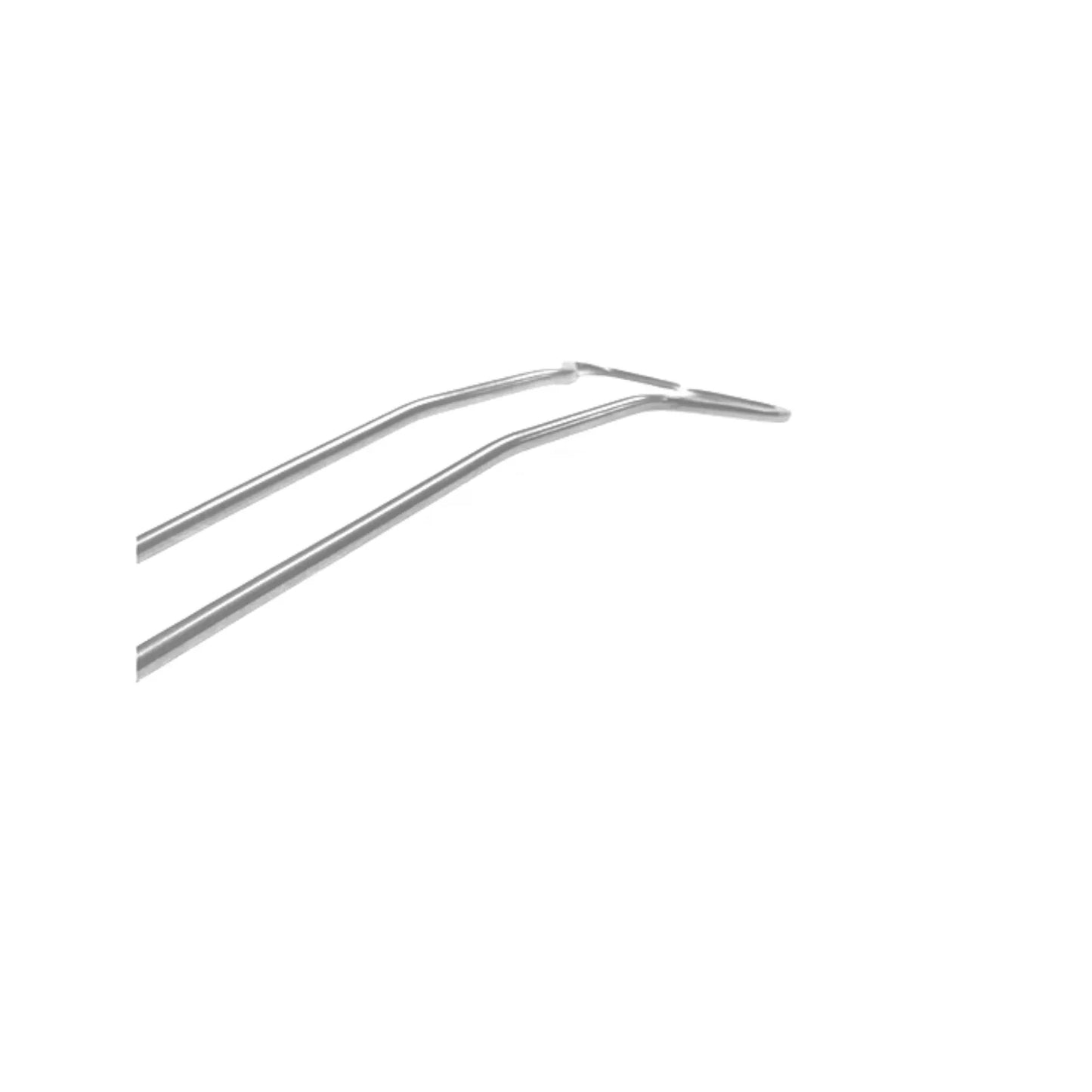 Close-up of the sharp tip on the Velmora Edition C-bend rod
