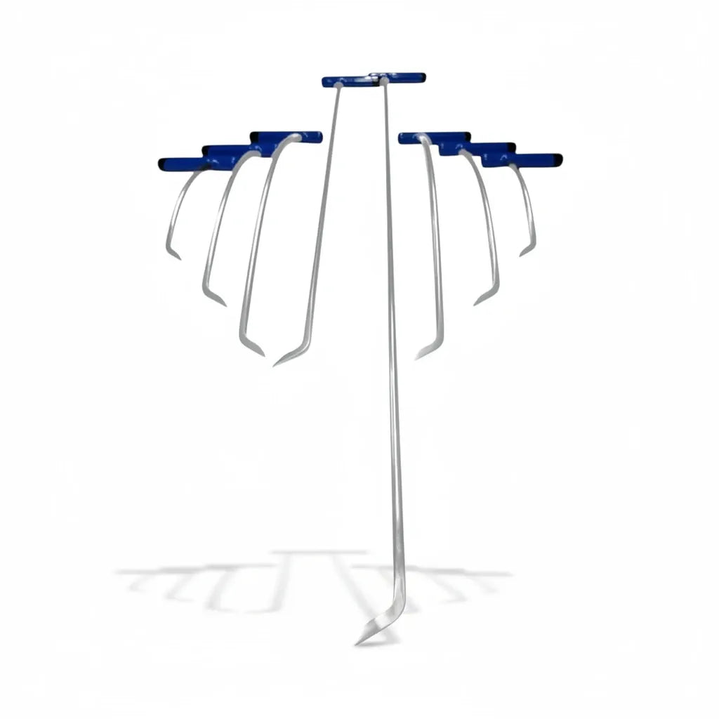 PDR INOX Zanfora Edition tool performing a high-pressure dent push