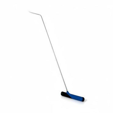 Close-up of the sharp tip on the Zyflora Edition angled handle rod