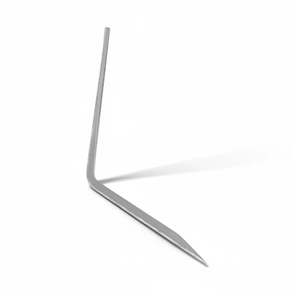PDR INOX angled handle providing maximum rotational torque