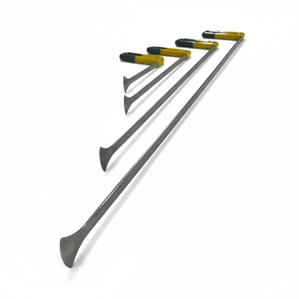 Close-up of the 3cm wide tip on the Tivorna PDR rod