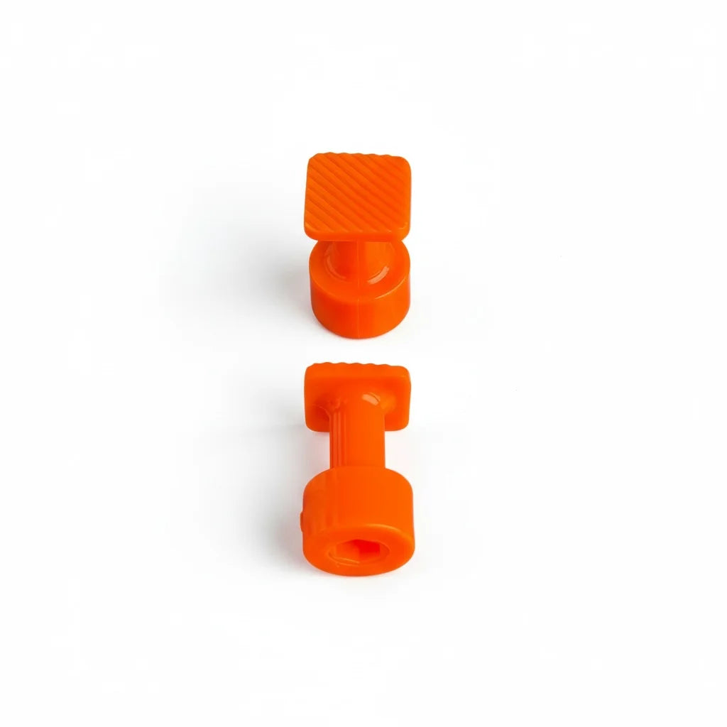 Sergio Pillon 10-piece 12x12mm textured square PDR glue tabs by PDR INOX