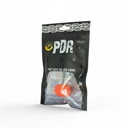 Broad 31mm PDR INOX blending tip reducing a soft vehicle dent