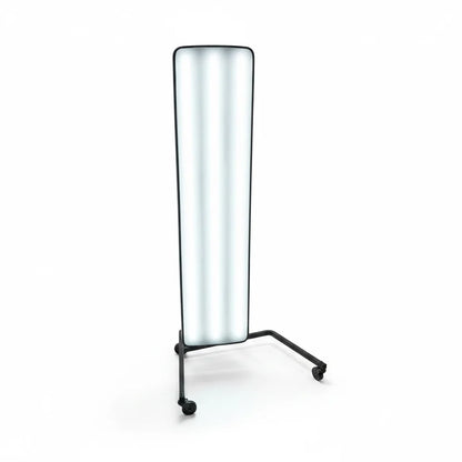 PDR INOX 9-LED light illuminating a car door dent