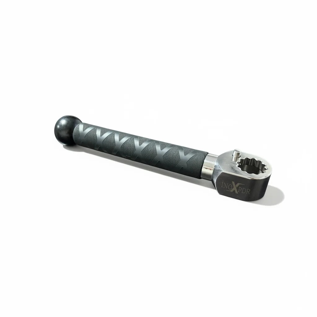 Tactical L-shape handle with 90 degree angled grip by PDR INOX