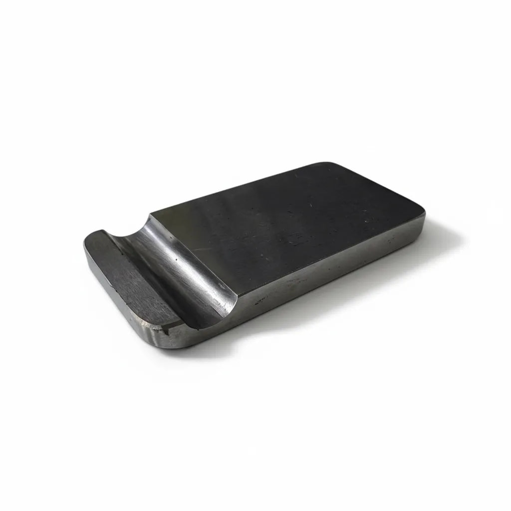PDR INOX plate-shaped dolly block smoothing a large roof dent