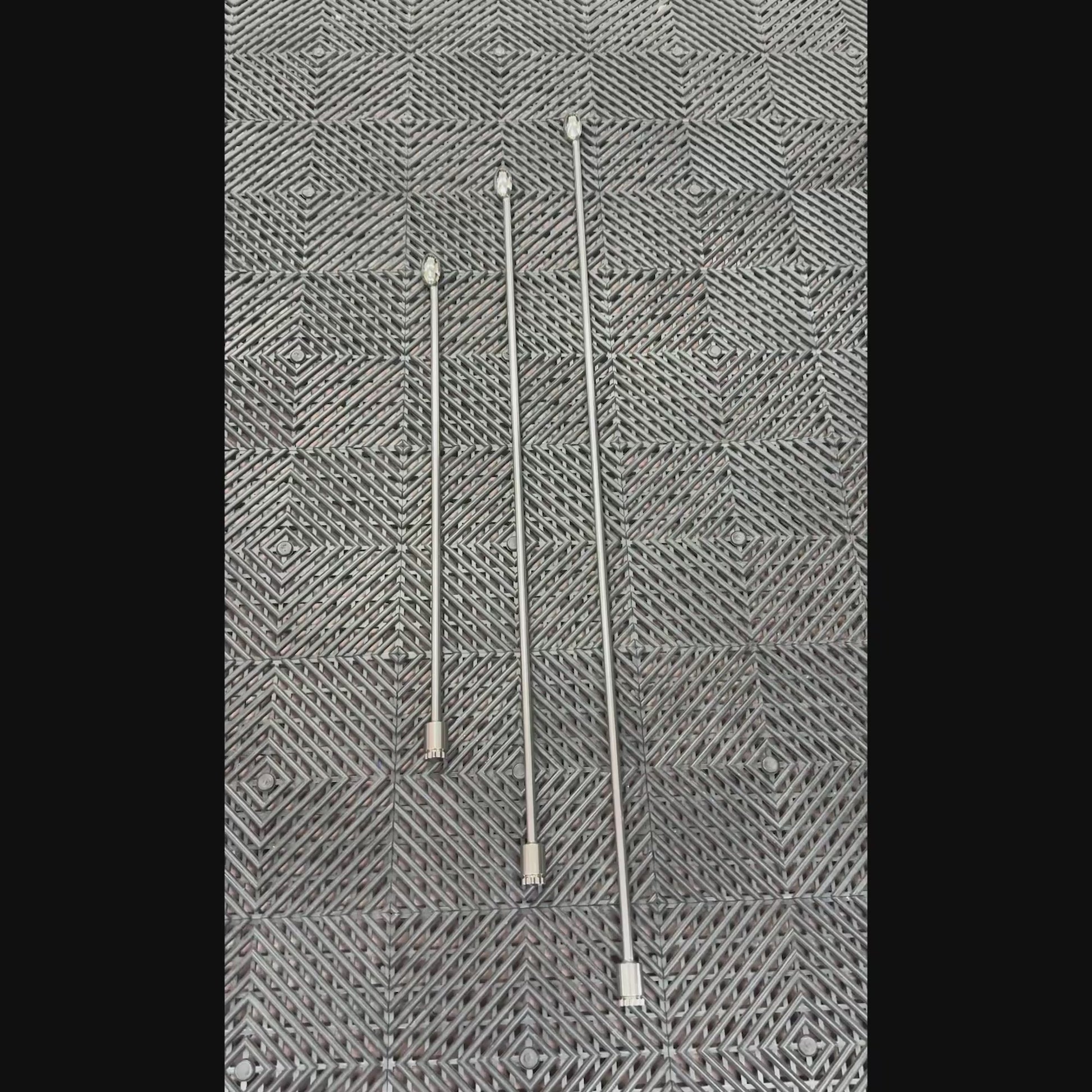 Torino Edition 3-Piece Straight Oval Spoon Head PDR Rod Set (10mm)