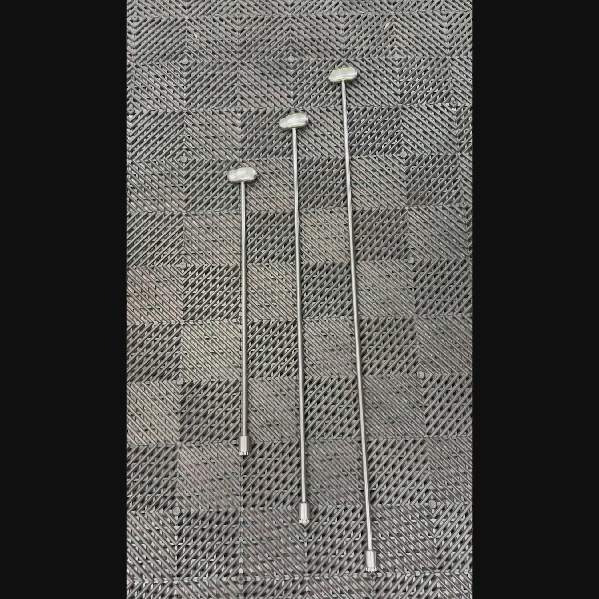 Novara Edition 3-Piece Straight Wide Oval Head PDR Rod Set (10mm)