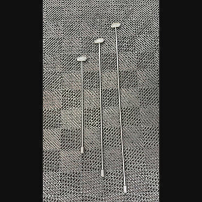 Novara Edition 3-Piece Straight Wide Oval Head PDR Rod Set (10mm)