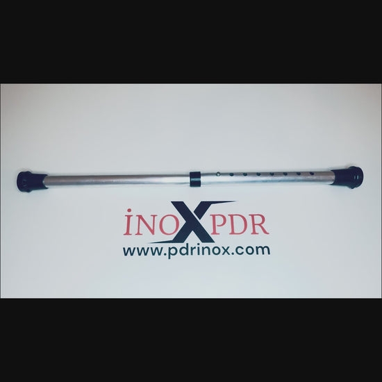 PDR INOX hood fixing apparatus holding a car hood open for repair