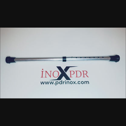PDR INOX hood fixing apparatus holding a car hood open for repair