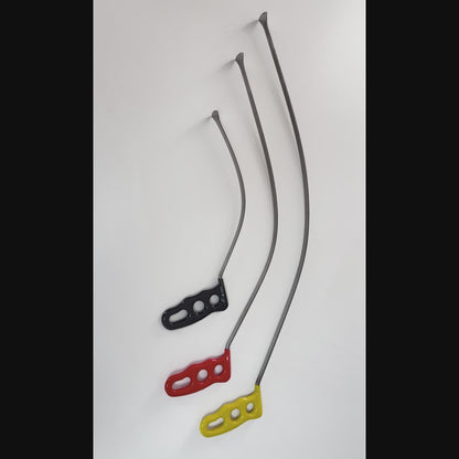 Complete 3-piece layout of the rainbow arc whale tail rods