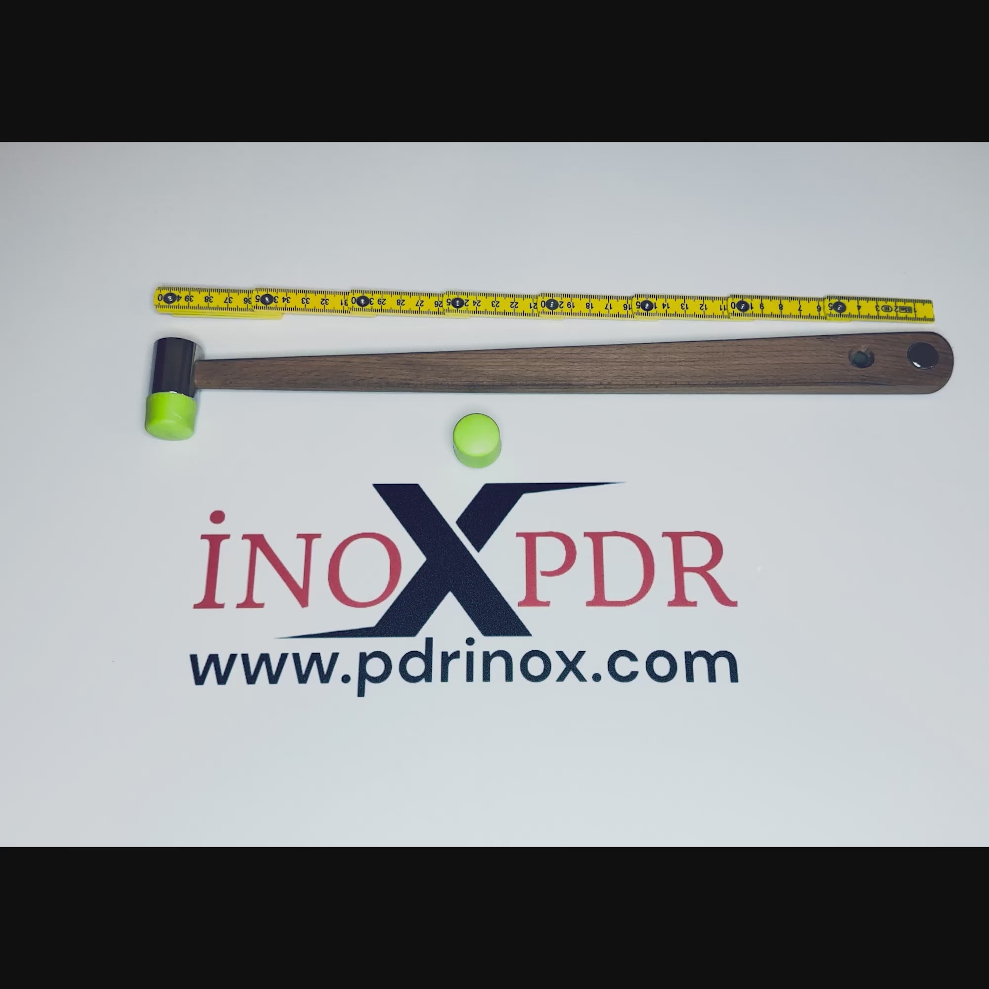 PDR INOX metric hammer used for scratch-free dent repair