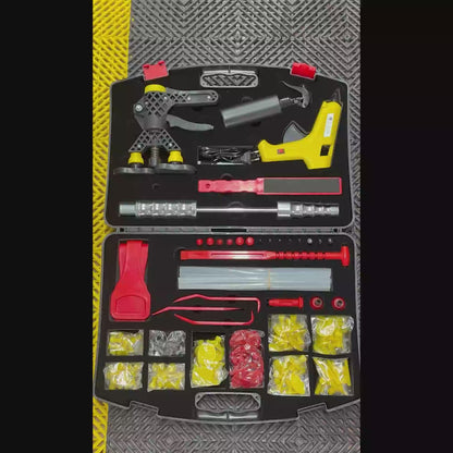 140-piece professional PDR repair kit for double-walled panels and tight access
