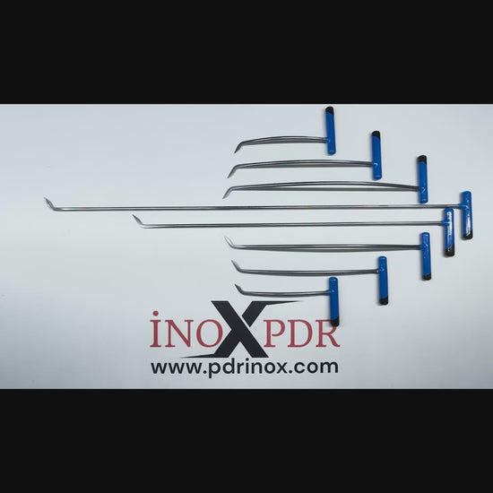Complete 8-piece layout of the heavy-duty single bend PDR set