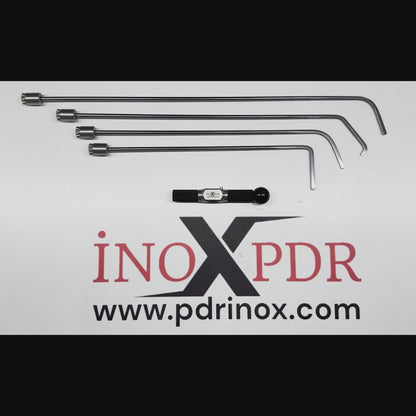 Full 4-piece layout of the Madrid Edition rotatable rod set