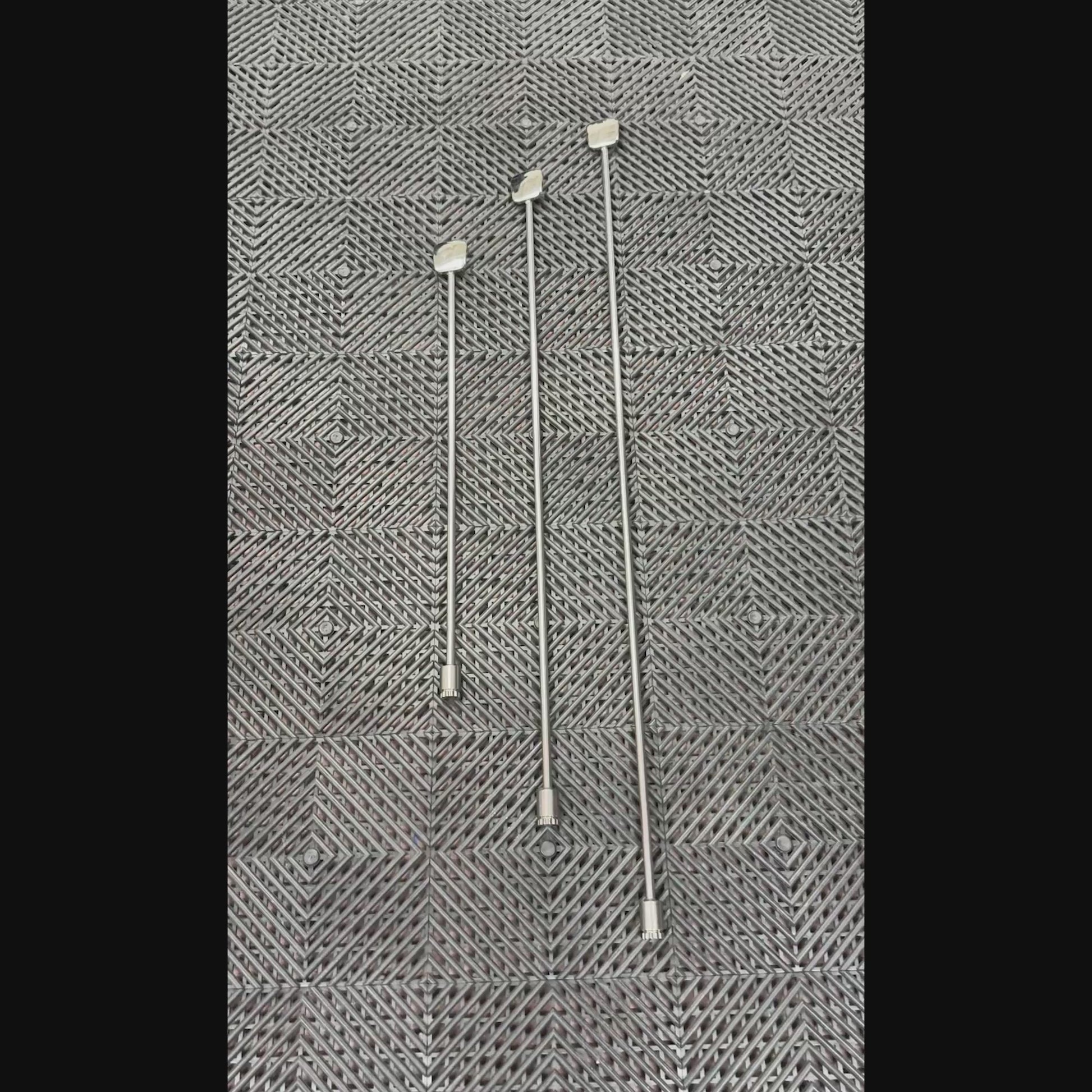 Siena Edition 3-Piece Straight Tapered Square Head PDR Rod Set (10mm)